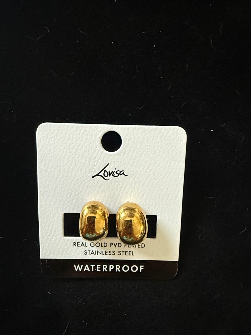 Lovisa Gold Oval Clip Earrings